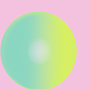 A bright pink and green pastel gradient with a light pink circle in the center.