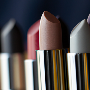 A close-up of a lipstick tube in a range of matte colours.